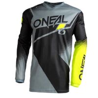 Oneal 2022 Element Racewear V.22 Black Grey Neon Yellow Jersey