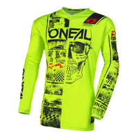 Oneal Youth Element Attack Jersey - Black/Neon Yellow