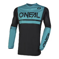Oneal 2023 Element Threat Air Black Teal Jersey