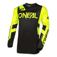 Oneal 24 Youth Element Racewear V.24 Jersey - Black/Neon Yellow