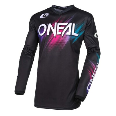 Oneal 24 Youth Girls Element Voltage V.24 Jersey - Black/Pink