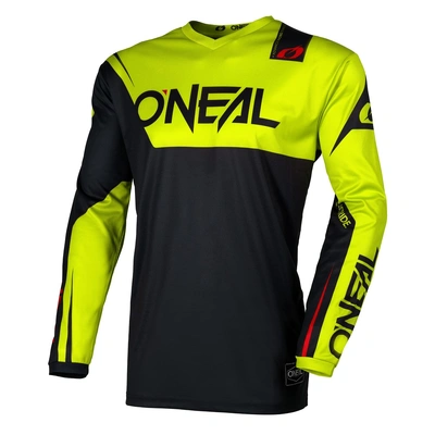 Oneal 2026 Element Racewear V.26 MX Jersey - Black/Neon Yellow