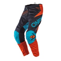 Oneal Youth Element Factor Pants - Grey/Orange/Blue