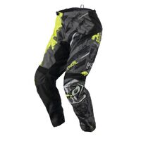 Oneal 2022 Youth Element Ride Black Neon Yellow Pants