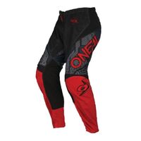 Oneal 2022 Youth Element Camo V.22 Black Red Pants