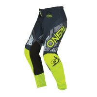 Oneal Youth Element Camo V.2 Pants - Grey/Neon Yellow