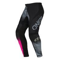 Oneal 2022 Youth Girls Element Racewear V.22 Black Grey Pink Pants