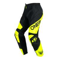 Oneal 24 Youth Element Racewear V.24 Pants - Black/Neon Yellow