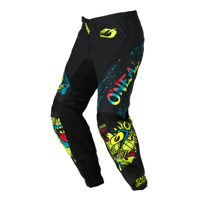 Oneal 2026 Element Youth Rancid V.26 MX Pants - Black/Neon Yellow