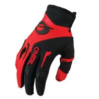 Oneal Youth Element Red Gloves - Red/Black