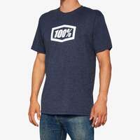 100% Icon Tee - Navy Heather