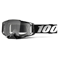 100% Armega Goggle - Black/Clear Lens