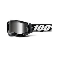 100% Racecraft2 Goggle Black Mirror Silver Lens