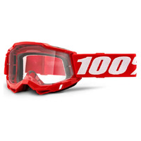 100% Accuri2 Goggle - Red/Clear Lens