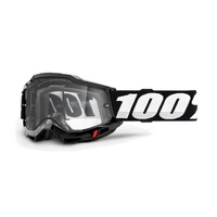 100% Accuri2 Enduro Moto Black Clear Goggles