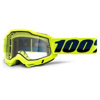 100% Accuri2 Enduro Moto Goggle - Yellow/Clear Lens - Yellow - OS