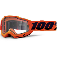 100% Accuri 2 Enduro Moto Orange Clear Goggles