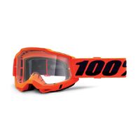 100% Accuri2 OTG Goggle - Orange/Clear Lens