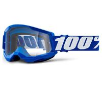 100% Strata2 Goggle - Blue/Clear Lens - Blue/Astana/Red - OS