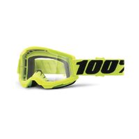 100% Strata2 Goggle - Yellow/Clear Lens
