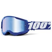 100% Strata2 Goggle Blue Mirror Blue Lens