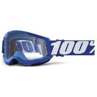 100% Strata2 Youth Goggle Blue Clear Lens