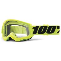 100% Strata2 Youth Goggle Yellow Clear Lens