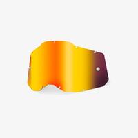 100% Series 2 Mirrored Goggle Lens - Red