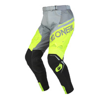 Oneal 2023 Hardwear Flow Grey Neon Yellow Pants