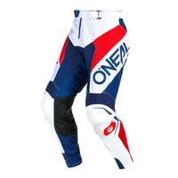 Oneal 24 Hardwear Air Slam V.24 Pants - White/Blue/Red