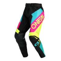 Oneal 24 Hardwear Air Slam V.24 Pants - Black/Neon Yellow/Pink