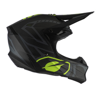 Oneal 10 Series Race Carbon Ipex Black and Yellow Helmet