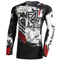 Oneal 2022 Mayhem Scarz V.22 Black White Jersey