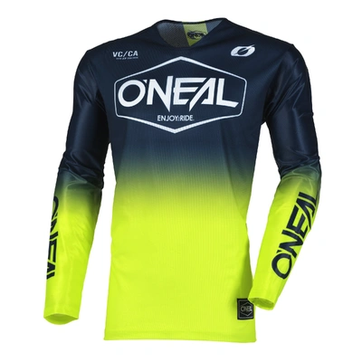 Oneal 2026 Mayhem Hexx V.26 MX Jersey - Blue/Neon Yellow