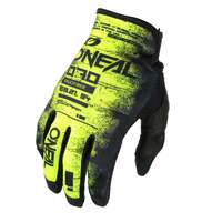 Oneal 24 Youth Mayhem Scarz V.24 Gloves - Black/Neon Yellow