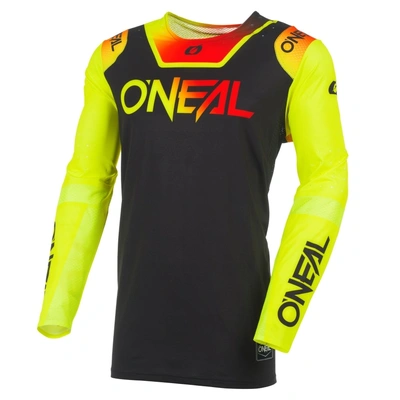 Oneal Prodigy Five Six MX Jersey - Black/Neon Yellow