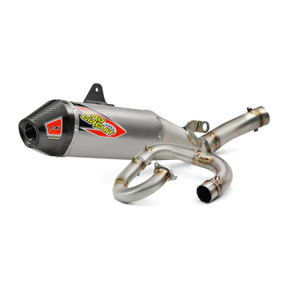 YZ450F 20-22/WR450F 21-22 T6 PRO | System, Carbon End Cap, S/L Tubing, Ti Silencer, FIM legal