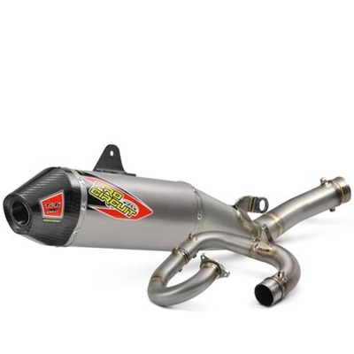 Pro Circuit Yz450F 23-25 / Wr450F 24-25 Ti-6 Pro - Carbon End Cap, Full Titanium System, Fim Legal