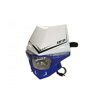 UFO Motocross Stealth Headlight - White/Blue