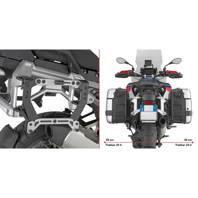 Givi Pannier Frames Adaptor Monokey - Bmw R1300Gs Adventure 25- (Only For Use With Oem Pannier Holder)