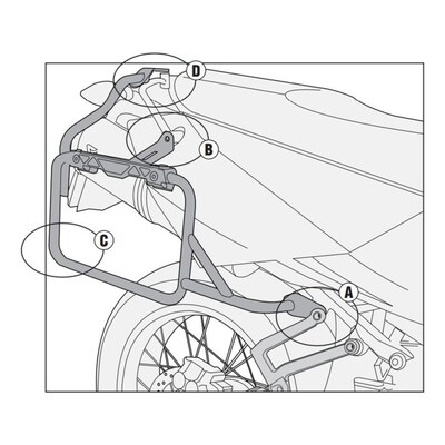 Givi Pannier Frames - Ktm 950/990 Adv 03-13 (Cam)