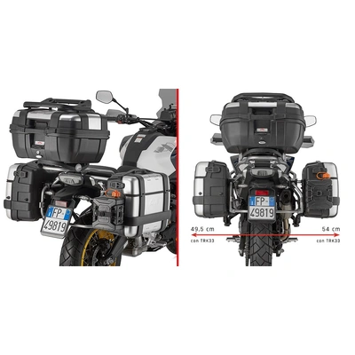 Givi Oem Pannier Frames Adapter Kit - Cf Moto 700 Mt Adv 25- (Monokey)