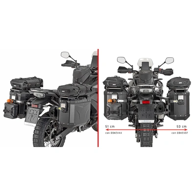 Givi One-Fit Pannier Frames Outback - Cf Moto 800Mt-X 25- (Cam)