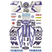 MCS STICKER KIT PW50 BLUE