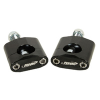 RHK Black Universal Tapered 1 1/8 Bar Mounts