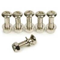 RHK Silver Sprocket Bolts 32mm