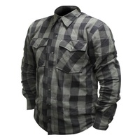 Rjays Regiment Flannel Shirt - Grey/Black