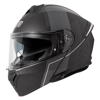 Rjays Tourtech V Strive Modular Helmet - Matte Black/Anthracite