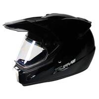 Rjays Dakar Gloss Black Helmet