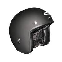 Rjays Sturgis Platinum (With Studs) Matte Black Helmet